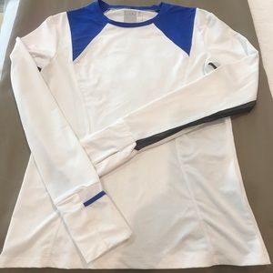 Lucky in Love long sleeve tennis top